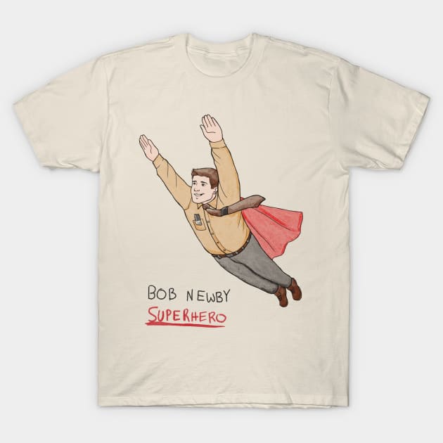 Bob Newby Superhero T-Shirt by RetroFreak